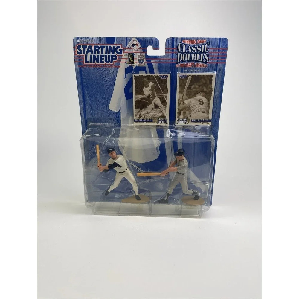 Starting Lineup Classic Doubles action figures Mickey Mantle Roger Maris 1997 NY